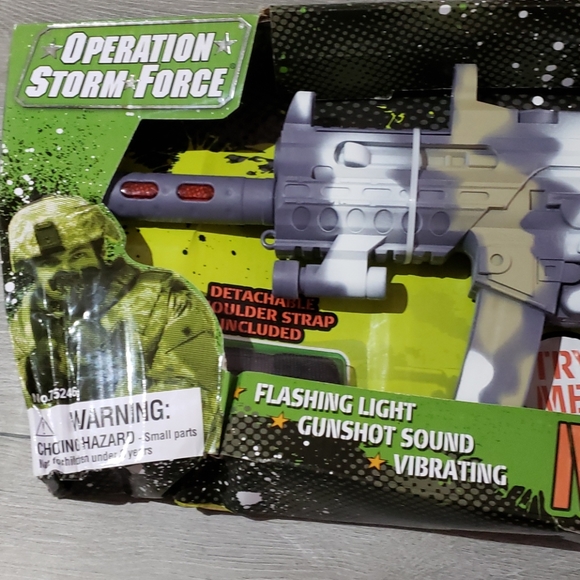 Toy Battery Operated Machine Gun - Picture 3 of 8